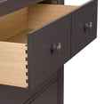 thumbnail image 2 of Cottage View Dark Gray 5 Drawer Chest, 2 of 6