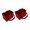 Burgundy, variant on POYOGA 2Pcs Elegant Felt Wine Bottle Organizers 6 Capacity Nonwoven Party Essential