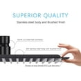 thumbnail image 5 of CES 16 Inch Square Rain Shower Head, 304 Stainless Steel, Ultra Thin High Pressure Bathroom Rainfall Showerhead (Matte Black), 5 of 7