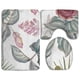 thumbnail image 1 of ABPHQTO Transparente Ilustrado Floral Rosa Medinilla Magnifica Acuarela Botánica Juego de alfombras de baño de 3 piezas Alfombra de baño Alfombra de contorno y tapa de inodoro ABPHQTO Cont-CHAPPLE-21616, 1 of 2