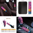 thumbnail image 4 of Yuyamidu Sunset Car Seat Covers Seaside Seat Belt Cover Armrest Pad Steering Wheel Cover Handbrake Cover Gear Shift Cover Cup Coasters Rearview Mirror Cover 14 Pieces Car Accessories, 4 of 7