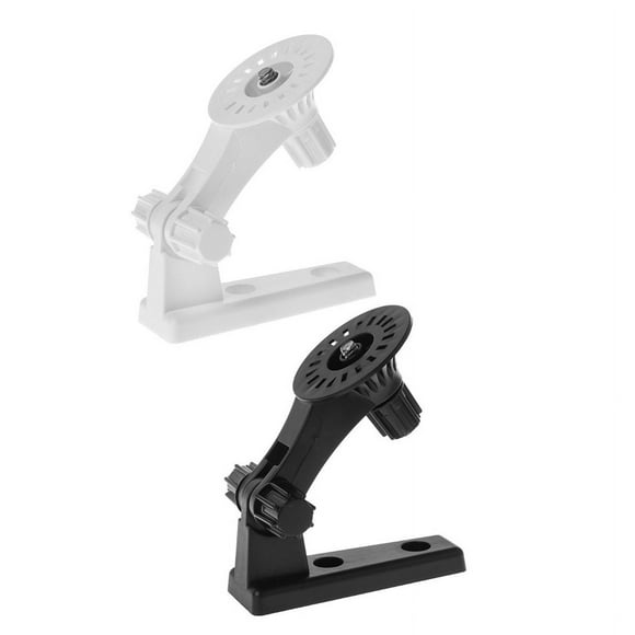2 Pcs Wall Mount Bracket Cam Storage Stand Holder 180 Degree Adjustable for Cloud Camera 291 Series Wifi Home Security Camara, Black & White