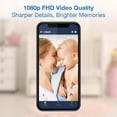 thumbnail image 3 of Monitor para bebés VTech mejorado con 2 cámaras Smart WiFi 1080p FHD, 3 of 9