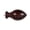Antique Mahogany, variant on Wood Knob Finials in White for 1-3/8" Wood Pole (2-Pack)