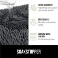 thumbnail image 5 of GORILLA GRIP Ultra Absorbent Grippy Doormat for Muddy Dog Paws, 36x24 Machine Washable Soakstopper Rugs Cleaner Floors, Bed Mat for Dirty Dogs, Indoor Entrance Door Rug Pet Bed Mats Charcoal, 5 of 10