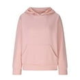thumbnail image 4 of Kids Hoodies Pink Zip Up Hoodies Long Sleeve Hooded Sweatshirt Top Fall Clothes Toddler Girls Clothes 9-10 Years, 4 of 4