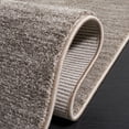 thumbnail image 5 of SAFAVIEH Lasa Tranter Solid Polyester Area Rug, Grey, 4' x 4' Square, 5 of 8