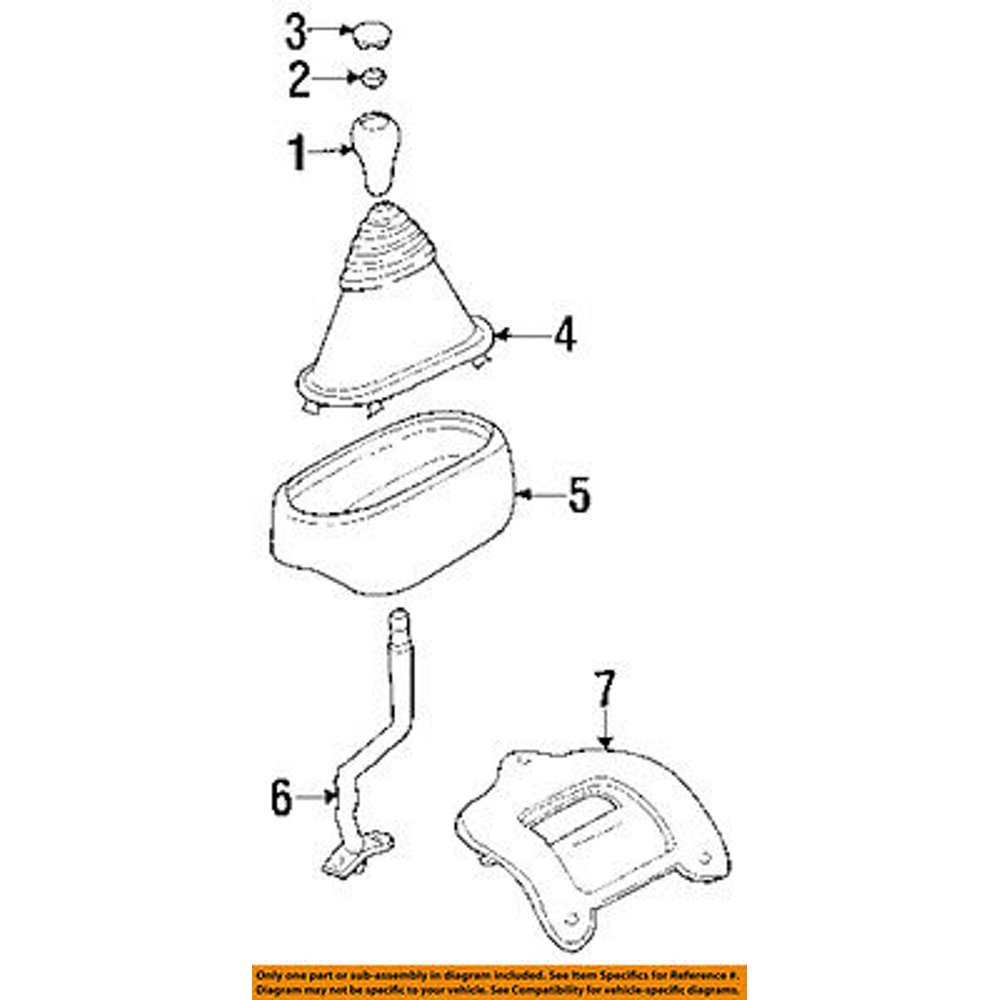 Dodge CHRYSLER OEM Ram 1500 Transmission Gear ShifterShift Knob Insert