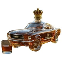 ACDANC Car-Shaped Wine Decanter 300Ml Capacity Glass Liquor Dispenser Automotive-Themed Decanter Collector Gift for Whiskey Bourbon Spirits Aficionados Decanters for Alcohol