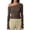 e-358Coffee1621, variant on FUYUDY Shirts Women Off The Shoulder Tops Long Sleeve Shirts Tight Fitted Going Out Tops Solid Color O-Neck Tee Blouses Breathable Female Dailywear
