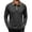 18# Dark Gray, variant on Mens Long Sleeve Polo Shirts Fashion Casual Raglan Button Polo Tee Collared Golf Shirt Khaki L