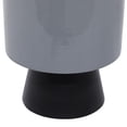 thumbnail image 4 of DecMode 14", 11" Gray Metal Modern Planter, 1 - Piece, 4 of 9