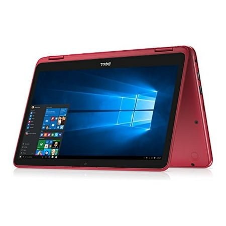 Dell - Inspiron 2-in-1 11.6" Touch-Screen Laptop - Intel Pentium - 4GB Memory - 500GB HD - Red