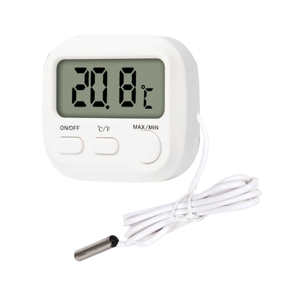 CSYANXING White Lcd Display Digital Thermometer Max Min Temperature Record For Kitchen Refrigerator Cold Room Use