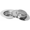 thumbnail image 3 of Cribun Kitchen Sink Drain Strainer (2 Pack) - Wide Rim 2.8” Diameter Stainless Steel Sink Strainer - Rust Proof Anti-Clogging Kitchen Sink Strainer Basket Fits Most Standard Size Sinks, 3 of 6