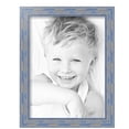 thumbnail image 2 of ArtToFrames 12" x 16" Blue Picture Frame, 12x16 inch Blue Wood Poster Frame (WOM-4377),  Pack, 2 of 8
