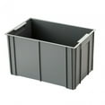 thumbnail image 1 of GROWTH TANK Industrial Storage Box Heavy Duty Storage Container Durable Multipurpose Storage Gray 28.5x18x17cm, 1 of 7