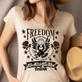thumbnail image 4 of Freedom in Christ Shirt – Galatians 5:1 Bible Verse Christian Graphic Tee, Light Pink, Size 5XL, 4 of 6
