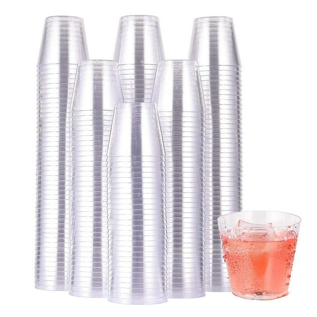 Youkk Verre à Shooter à Usage Unique Transparent de Rechange Gobelet pour Jus de Fruits et Boissons Gazeuses
