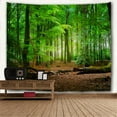 thumbnail image 3 of Goodbath Forest Tapestry, Nature Woodland Tree Tapestry Wall Hanging for Bedroom Living Room Dorm Home Décor,80"x60",Green, 3 of 8