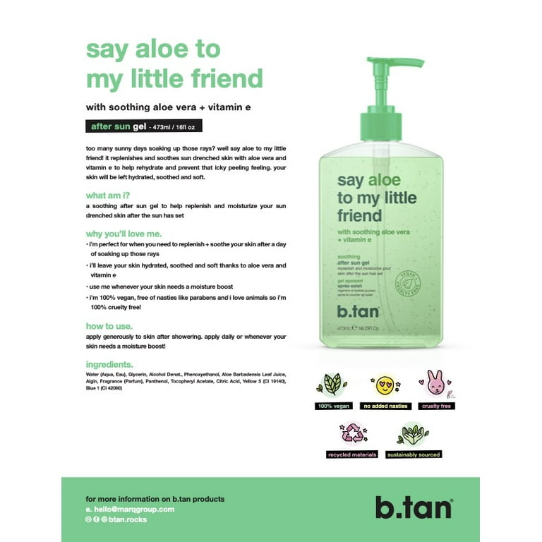 say aloe to my little friend aftersun gel (16oz) say aloe to my little friend aftersun gel (16oz)