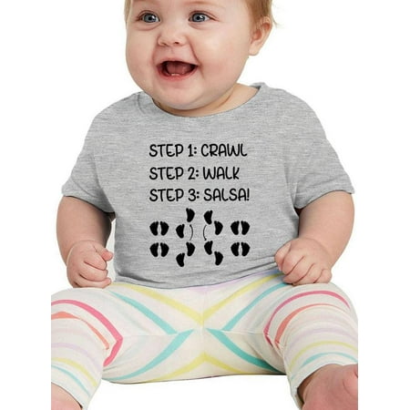 

Crawl Walk Salsa T-Shirt Infant -Smartprints Designs 6 Months