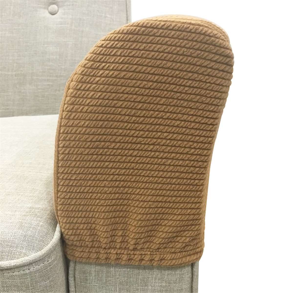 Spandex Stretch Fabric Armrest Covers AntiSlip Furniture Protector Armchair Slipcovers for