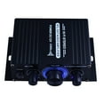 thumbnail image 4 of Amplificador de audio portátil AK170 - Mini amplificador de potencia para casa y auto, 20W x 2, LED azul, aluminio liviano (110V), 4 of 6