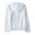 thumbnail image 2 of Veste Légère à Capuche Protection Solaire UPF 50+ pour Femmes Extérieure Séchage Rapide Course Randonnée Manches Longues, 2 of 7