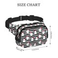 thumbnail image 4 of Disketp Cute Chicken Riñonera de Doble Capa, Bolsa de Cintura Ajustable para Viajes, Correr y Senderismo, Riñonera Ligera para Hombre y Mujer, 4 of 9