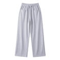 thumbnail image 5 of Xdegoge High Waisted Palazzo Pants for Women Baggy Drawstring Straight Leg Pants with Pockets Comfy Activewear Workout Running Relaxed Fit Summer Bottoms, 5 of 6