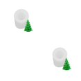 thumbnail image 2 of Billuyoard Moldes para galletas, molde en relieve temático para hornear, postre limpio, fundición de Fondant, troquel de aniversario, dulces, magdalenas, Árbol de Navidad 06 2piezas Billuyoard CBP272111, 2 of 6