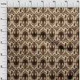 thumbnail image 2 of oneOone Cotton Poplin Twill Brown Fabric Ethnic Ikat Sewing Craft Projects Fabric Prints By Yard 56 Inch Wide, 2 of 2