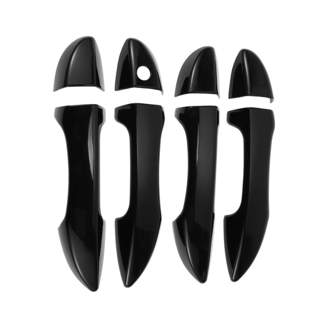 Recubrimiento de manija de puerta Unique Bargains para Toyota Corolla 2014-2018, cubierta de manija de cola duradera ABS, 1 juego negro