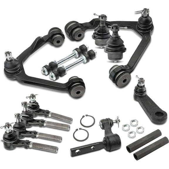 A-Premium 14Pcs Front Suspension Kit Upper Control Arm Ball Joint Tie Rod End & Adjusting Sleeve Sway Bar Link Pitman Arm Compatible with Ford F-150 F-250 F-150 Heritage Expedition Lincoln Navigator