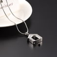 thumbnail image 4 of House Shape Urn Necklace for Ashes for Family Cremation Jewelry Stainless Steel Memorial Pendant for Women Men, 4 of 7