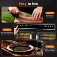 thumbnail image 4 of Food Dehydrator Machine,1200W Meat Dehydrators for Food and Jerky with 16 Stainless Steel Trays,Dual Zone Independent Temp Control,Keep Warm Mode,72H Timer for Fruit Veggies,Dog Treats,Meal Prep, 4 of 8