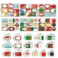 thumbnail image 6 of dianhelloya 12Pcs Christmas Gift Name Tags Good Sealing Effect Square Self-adhesive Bright Color Package Stickers for Envelope Sealing, 6 of 7