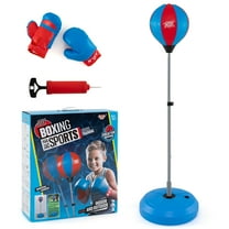 Topbuy Punching Bag for Kids Boxing Bag Set Toy with Height Adjustable Stand Kids Boxing Gloves and Hand Pump