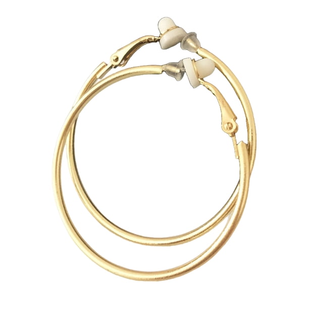 Pendientes de aro grande Qarigey Color acero para mujer