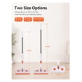 2026 Update Hands Free Flat Mop, Multi Purpose Flat Mop with Snap Grip ...