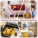 thumbnail image 2 of Kit de Pesas y Mancuernas Regulables, Kit Mancuernas 2 en 1 Multiuso de 5 Kg, para Entrenamiento de Ejercicio en el Gimnasio en Casa, Entrenamiento Y Gimnasio Para Hombres Y Mujeres (Amarillo), 2 of 7
