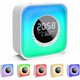 thumbnail image 1 of Despertador Iluminado con Altavoz Bluetooth con Lámpara de Noche LED con 10 Cambios de Color, Despertador con Calendario Digital, Radio FM y Pantalla LED, 1 of 5