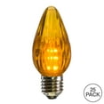 thumbnail image 2 of Vickerman F15 Gold LED Plastic Flame Replacement Bulb, package of 25, 2 of 2