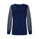 thumbnail image 4 of RKSTN Sequin Shirts for Women Oversized Crewneck Sparkly Glitter Mesh Long Sleeve T Shirts Tops Womens Casual Solid Plus Size Round Neck Loose Comfy Cozy Tee Blouses Party Club Night Festive Shirt, 4 of 6