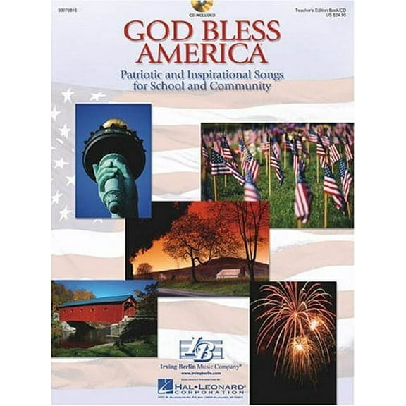 Hal Leonard God Bless America-Patriotic and Inspirational Songs for School and Community Book/CD