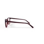 Bio Eyes Women's Apple Cat Eye Prescription Eyeglasses with Case, Red