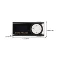 thumbnail image 3 of Lecteur de Musique MP3 Écran OLED Lecteur Rechargeable Lecture de Musique MP3 Appareil Portable avec Lampe de Poche, Noir, 3 of 7