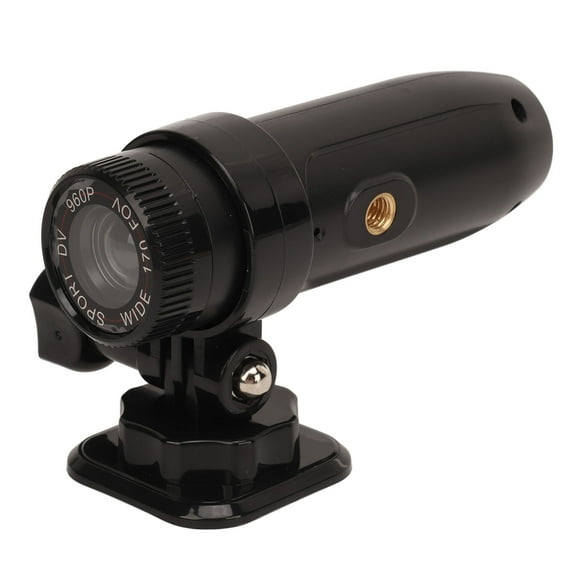 Motorbike Helmet Camera, Motorcycle Video DV Camcorder Plastic Night Vision Loop Recording for Cycling