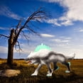 thumbnail image 2 of Modelo de muñeco de lobo de nieve con forma de animal lobo realista, 2 of 2